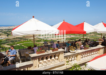 Restaurant Fontanella Tea Gardens in Mdina, Malta Stock Photo