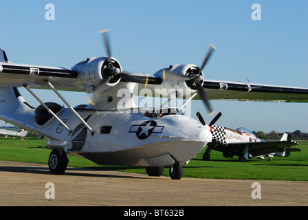 PBY Catalina at Duxford air show Stock Photo