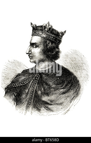 Henry I  1068/1069 – 1 December 1135 fourth son of William I of England. King of England 1100 defeated eldest brother, Robert Cu Stock Photo