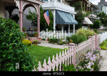 Cape May, New Jersey Victorian houses Stock Photo