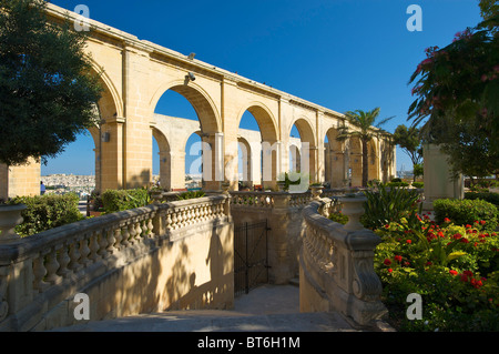 Upper Barracca Gardens in Valletta, Malta Stock Photo