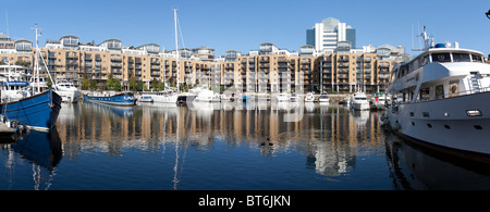 St Katharine Docks - City of London Stock Photo