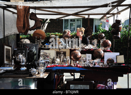 Portobello Road antique market Stock Photo