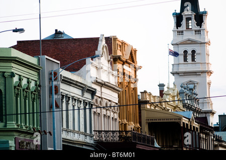 Historic buildings, Lydiard Street, Ballarat, Victoria, Australia Stock Photo