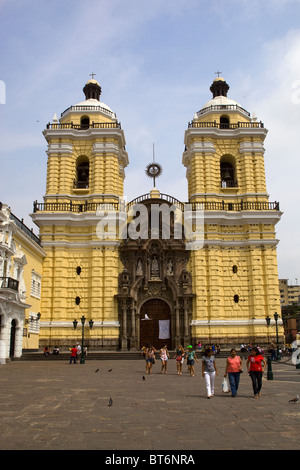 Church of San Francisco Lima Peru Stock Photo