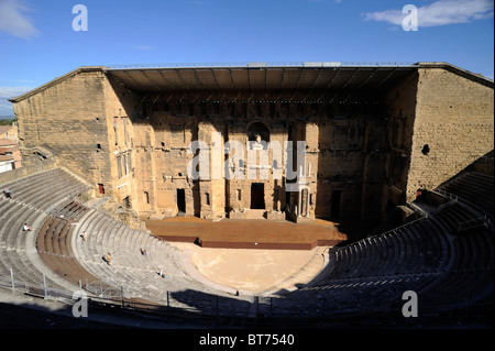 France, Provence, Vaucluse, Orange, ancient roman theatre Stock Photo