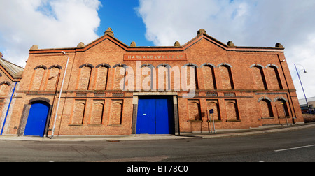 Former Harland & Wolff Foundry building in Strand Road, Bootle, Stock Photo