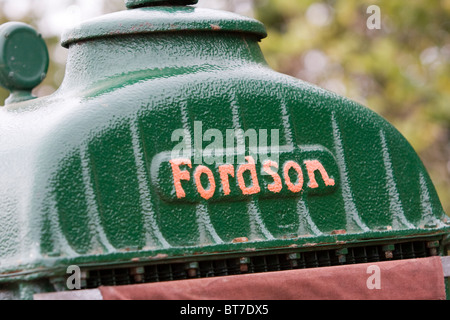 Vintage Tractor at a Rally Stock Photo