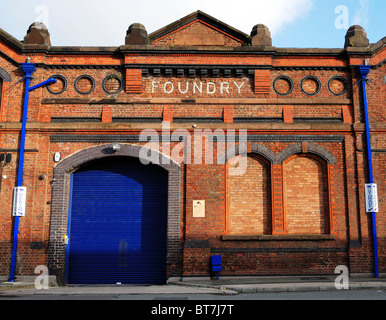 Former Harland & Wolff Foundry building in Strand Road, Bootle, Stock Photo