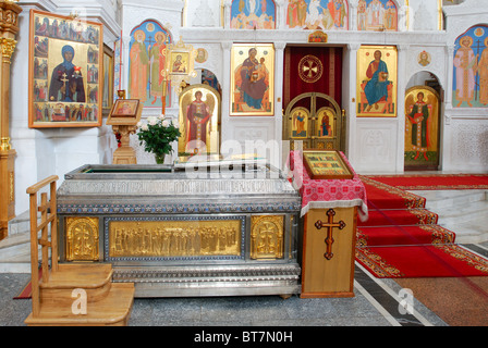 Cathedral of the Raising of the Holy Cross of the Saviour and st.Evphrosinija nunnery. Stock Photo