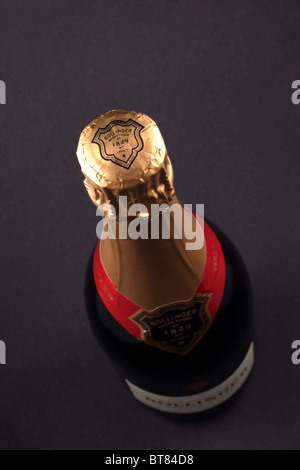 Bottle of Bollinger Special Cuvee Champagne. Stock Photo