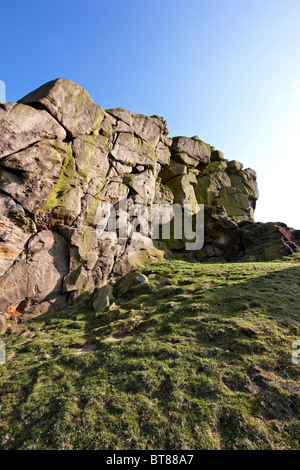 Almscliffe Crag, near Harrogate, North Yorkshire Stock Photo