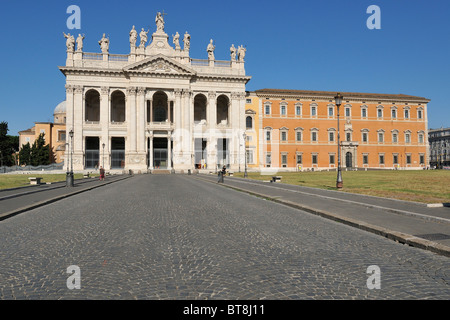 Rome. Italy. Basilica di San Giovanni in Laterano. Stock Photo