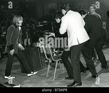 The Rolling Stones. Keith Richards and Brian Jones seen here posing on ...