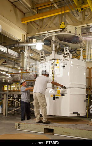 Nuclear Waste Burial at Waste Isolation Pilot Plant Stock Photo