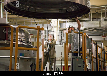 Nuclear Waste Burial at Waste Isolation Pilot Plant Stock Photo