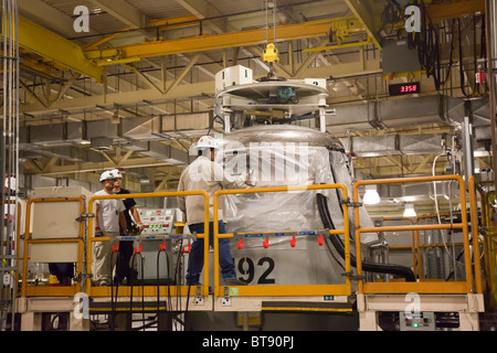 Nuclear Waste Burial at Waste Isolation Pilot Plant Stock Photo