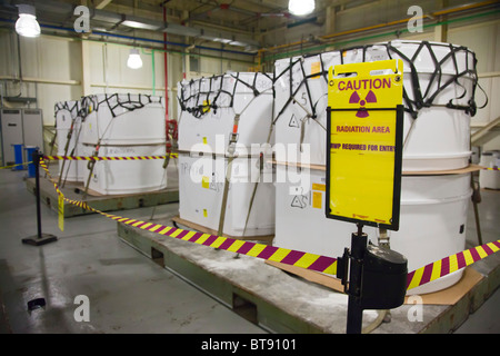 Nuclear Waste Burial at Waste Isolation Pilot Plant Stock Photo