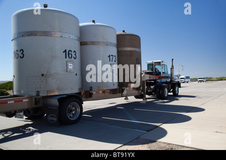 Nuclear Waste Burial at Waste Isolation Pilot Plant Stock Photo