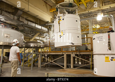 Nuclear Waste Burial at Waste Isolation Pilot Plant Stock Photo