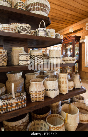 Native american baskets for sale hi-res stock photography