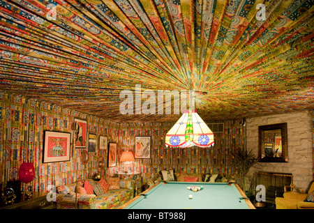 Interior Of Elvis Presley's Graceland Mansion, Memphis, Tennessee, USA ...