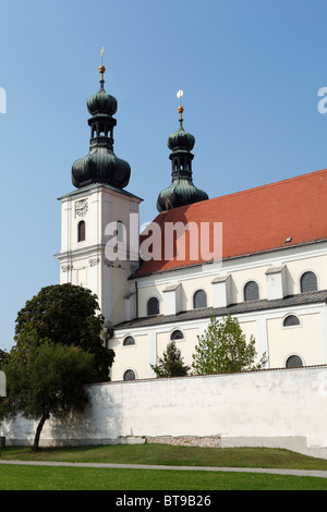 Pilgrimage church 'Maria auf der Heide' and calvary in Frauenkirchen, Burgenland, Austria, Europe Stock Photo