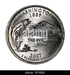 USA Quarter Washington Stock Photo