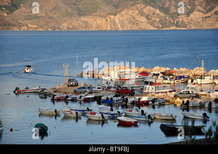 Agios Sostis harbour, Zakynthos (Zante), Ionian Islands, Greece Stock Photo