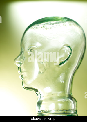 Glass head Stock Photo