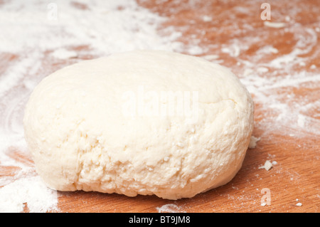 Freshly prepared bread dough Stock Photo