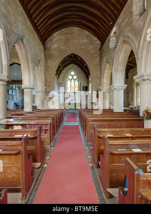 Colerne Wiltshire St John the Baptist church Stock Photo - Alamy