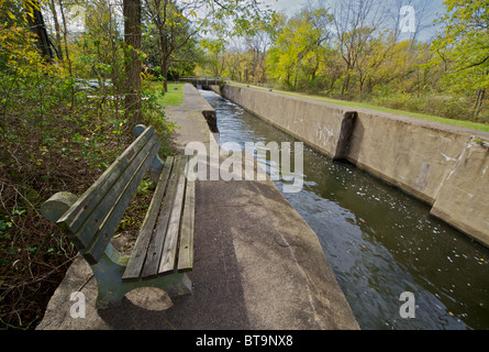 Delaware and Raritan Canal State Park (D&R Canal) Stock Photo