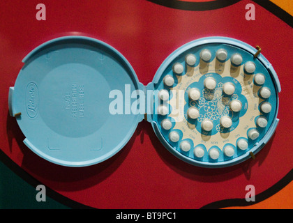 Early birth control pills Stock Photo