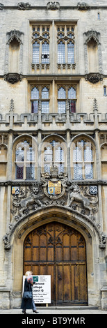 Brasenose college door, Oxford university. Stock Photo