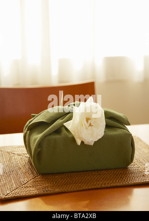 Japanese wrapping cloth Stock Photo