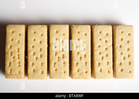 Shortbread biscuits Stock Photo