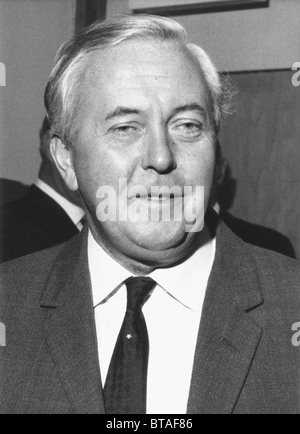 Harold Wilson. The Right Honourable James Harold Wilson - Baron Wilson of Rievauix, KG, OBE, FRS, PC. Prime Minister Stock Photo