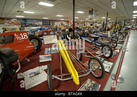 fuel dragsters at Don Garlits Museum of Drag Racing Ocala Florida Stock Photo