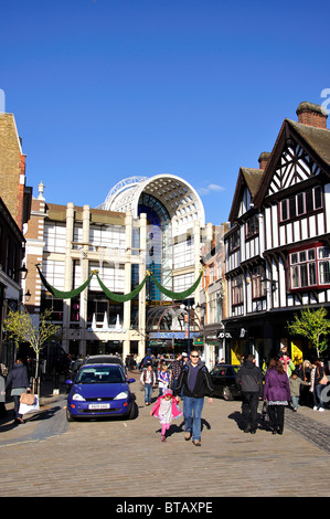 Church Street showing The Bentall Centre, Kingston upon Thames, Royal Borough of Kingston upon Thames, Greater London, England. Stock Photo