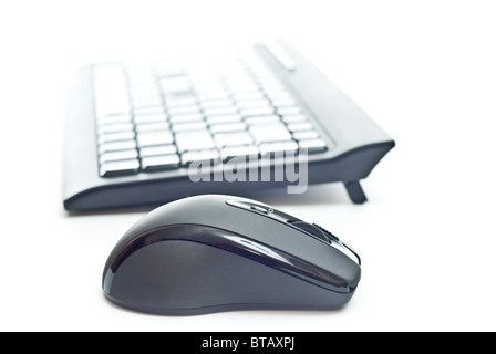 Keyboard and mouse Stock Photo