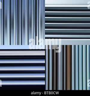 shining metal texture figure of corrugated glazed background Stock Photo
