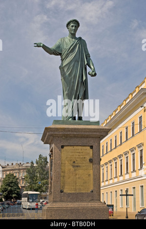 UKRAINE Odessa statue of Duc de Richelieu (First Governor 1803-1814) as a Roman in a toga Stock Photo