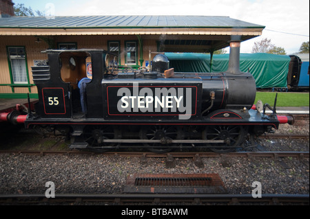 A1X Class Locomotive 55 Stepney, Bluebell Railway, Sussex, England ...