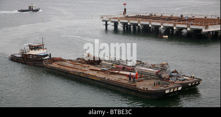 container transport in Holland Stock Photo