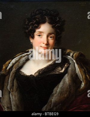 Madame Jacques-Louis Étienne Reizet (Colette-Désirée-Thérèse Godefro, 1782–1850), 1823, by Anne-Louis Girodet-Trioson Stock Photo