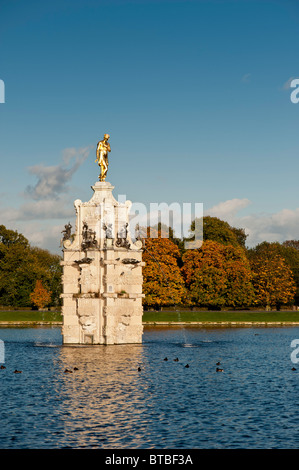 Diana Fountain in Bushy Park, Surrey, United Kingdom Stock Photo