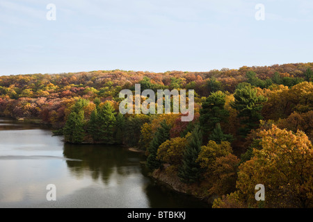 Colorful Starved Rock State Park Stock Photo