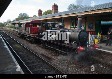 A1X Class Locomotive 55 Stepney, Bluebell Railway, Sussex, England ...