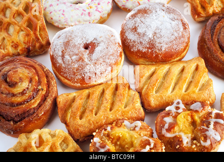 different sweet baking on a table Stock Photo